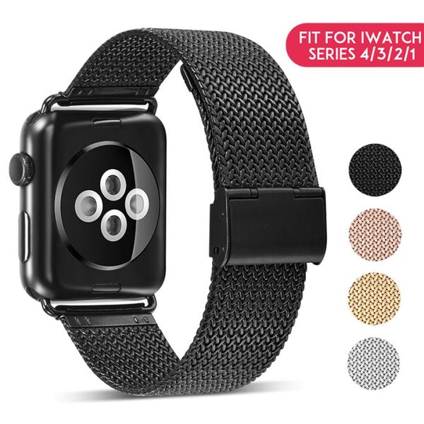 laforuta milanese loop band for apple watch 44mm42mm iwatch bracelet strap 40mm38mm stainless steel wristwatch series 4 3 2 11284054, Black;brown
laforuta milanese loop band for apple watch 44mm42mm iwatch bracelet strap 40mm38mm stainless steel wristwatch series 4 3 2 11284054, Black;brown