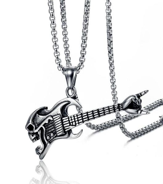 fashion rock guitar necklaces hip hop musical stainless steel necklace pendant for men women jewelry gift 2 colors8487238, Silver
fashion rock guitar necklaces hip hop musical stainless steel necklace pendant for men women jewelry gift 2 colors8487238, Silver