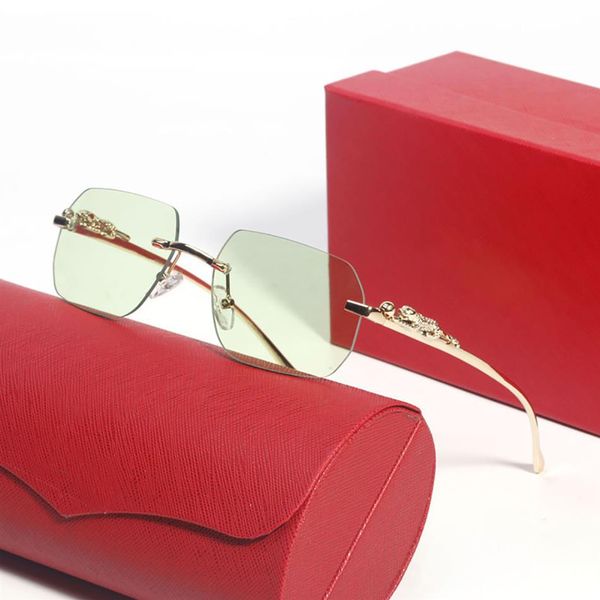designer sunglasses rimless diamond cut eyeglass buffalo metal frame brown lens fashion colorful red for men and women vintage car201i, White;black
designer sunglasses rimless diamond cut eyeglass buffalo metal frame brown lens fashion colorful red for men and women vintage car201i, White;black