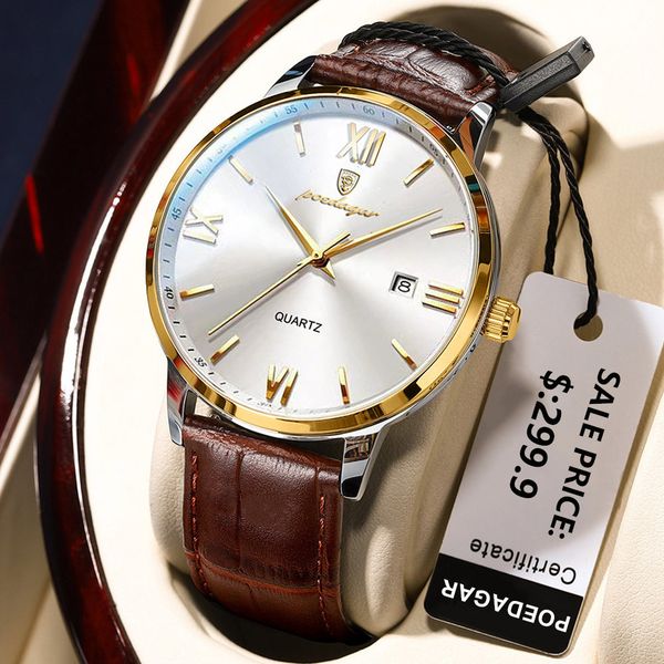 wristwatches poedagar brand mens watch fashion business luxury quartz men watches waterproof sport mens wristwatch clock relogio masculino 2, Slivery;brown
wristwatches poedagar brand mens watch fashion business luxury quartz men watches waterproof sport mens wristwatch clock relogio masculino 2, Slivery;brown