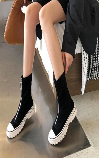 2021 new springautumn women shoes stretch fabric casual platform girls shoes short boots zipper comfortable flat boots sneakers8084466, Black
2021 new springautumn women shoes stretch fabric casual platform girls shoes short boots zipper comfortable flat boots sneakers8084466, Black