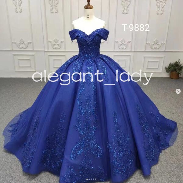 royal blue gillter princess quinceanera dresses off shoulder sparkly sequins applique corset vestido de 15 quinceaneras azul rey, Blue;red
royal blue gillter princess quinceanera dresses off shoulder sparkly sequins applique corset vestido de 15 quinceaneras azul rey, Blue;red