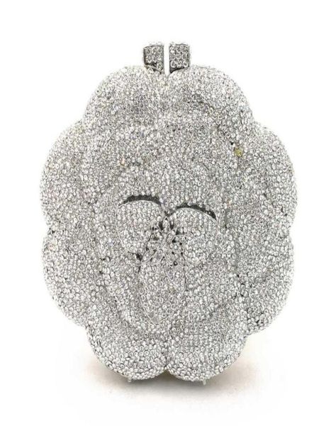 luxury silver color floral clutch evening bag for wedding fashion crystal bridal clutches women party purse mini ladies handbag q01690814
luxury silver color floral clutch evening bag for wedding fashion crystal bridal clutches women party purse mini ladies handbag q01690814