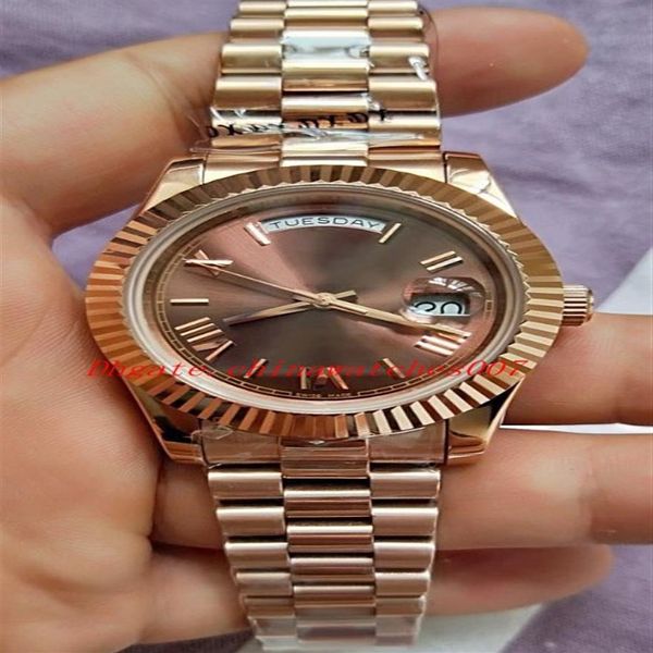 2018 explosion models selling luxury goods 40 mm date president 228238 men's chocolate dial stainless steel men's automa190m, Slivery;brown
2018 explosion models selling luxury goods 40 mm date president 228238 men's chocolate dial stainless steel men's automa190m, Slivery;brown