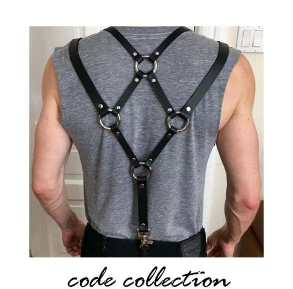 vintage retro leather suspender male braces belt for men women skirt bib short hook leisure punk binding band dark5826655, Black;white
vintage retro leather suspender male braces belt for men women skirt bib short hook leisure punk binding band dark5826655, Black;white