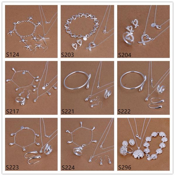 women039s sterling silver jewelry sets 6 sets a lot mixed style ems61fashion 925 silver necklace bracelet earring ring jewelr5894029, Black
women039s sterling silver jewelry sets 6 sets a lot mixed style ems61fashion 925 silver necklace bracelet earring ring jewelr5894029, Black