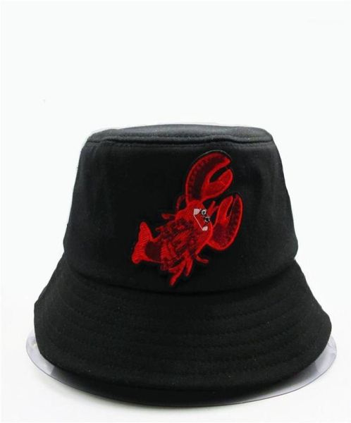 cloches 2021 style lobster embroidery bucket hat fisherman outdoor travel sun cap hats for men and women 10119051862, Blue;gray
cloches 2021 style lobster embroidery bucket hat fisherman outdoor travel sun cap hats for men and women 10119051862, Blue;gray