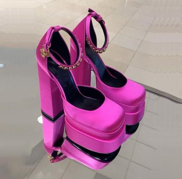 meduza aevitas satin platform shoes crystals fuchsia pumps chunky platform heel square toe women luxury designers part3153602, Black
meduza aevitas satin platform shoes crystals fuchsia pumps chunky platform heel square toe women luxury designers part3153602, Black