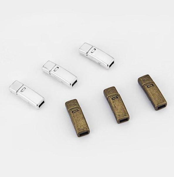 10 sets antique silverbronze strong magnetic clasps for 5mm flat leather jewelry accessories findings2912141
10 sets antique silverbronze strong magnetic clasps for 5mm flat leather jewelry accessories findings2912141
