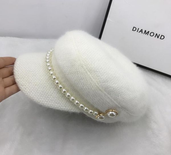 pearl chain berets white black winter warm faux fur lady octagonal hat women leisure visors caps6403888, Blue;gray
pearl chain berets white black winter warm faux fur lady octagonal hat women leisure visors caps6403888, Blue;gray