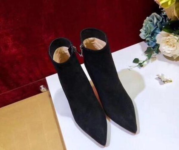 leather with spikes pointed toes womens ankle boots,100mm fashion designer ladies high heels shoes pumps1940326, Black
leather with spikes pointed toes womens ankle boots,100mm fashion designer ladies high heels shoes pumps1940326, Black