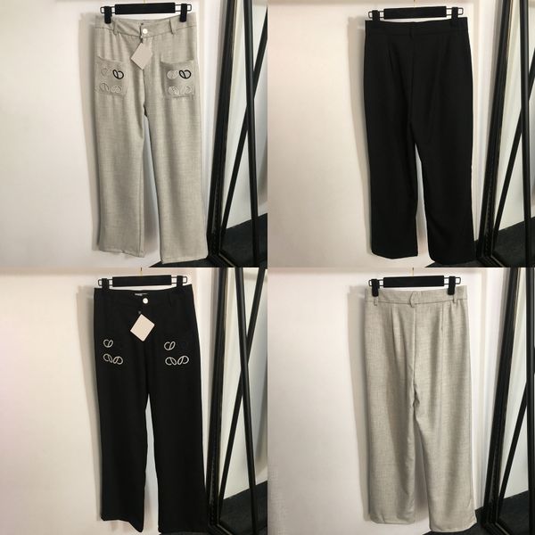 letter embroidered women suit pants autumn spring casual woman trousers basic street style pants, Black
letter embroidered women suit pants autumn spring casual woman trousers basic street style pants, Black