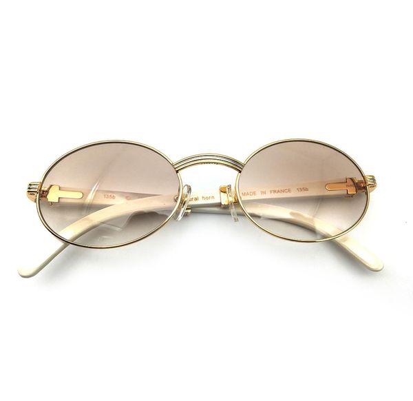 classic men white buffalo horn frame shades brand sunglasses oval luxury carter glasses round 75501785189510, White;black
classic men white buffalo horn frame shades brand sunglasses oval luxury carter glasses round 75501785189510, White;black