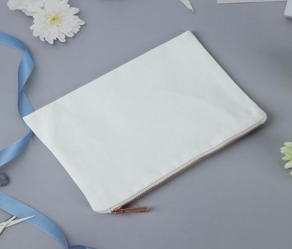 makeup bag plain 12 oz polyester canvas sublimation 6x9 inch cosmetic bags with rose gold zipper wedding party gift for guests3260547
makeup bag plain 12 oz polyester canvas sublimation 6x9 inch cosmetic bags with rose gold zipper wedding party gift for guests3260547
