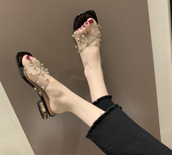 rivet slippers 2021 summer women transparent cross slides girls sweet square head sandals beach shoes flipflops 35408464578, Black
rivet slippers 2021 summer women transparent cross slides girls sweet square head sandals beach shoes flipflops 35408464578, Black