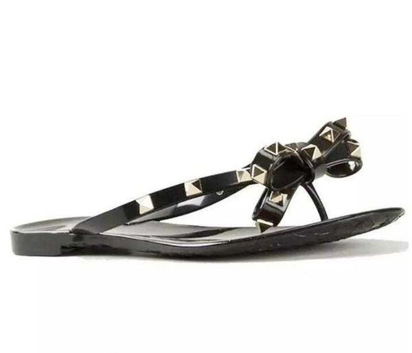 new 2021 woman summer sandals rivets big bowknot flip flops beach sandalias femininas flat jelly designer sandals sandal1128107, Black
new 2021 woman summer sandals rivets big bowknot flip flops beach sandalias femininas flat jelly designer sandals sandal1128107, Black