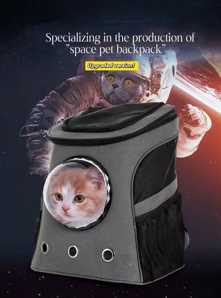 High YUEXUAN Quality Lightweight Bubble Breathable Space Capsule Outdoor Travel Bag Astronaut Pet Carrier Backpack for Dog, Fit Within 8KG Cat or 6.5KG Dog
High YUEXUAN Quality Lightweight Bubble Breathable Space Capsule Outdoor Travel Bag Astronaut Pet Carrier Backpack for Dog, Fit Within 8KG Cat or 6.5KG Dog