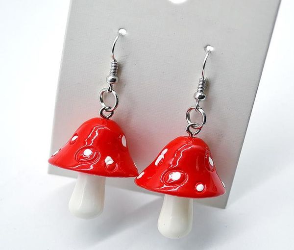 20pairlot fashion women sweet fresh handmade plastic simulation mushroom long pendant earring jewelry accessories gift6208791, Golden
20pairlot fashion women sweet fresh handmade plastic simulation mushroom long pendant earring jewelry accessories gift6208791, Golden