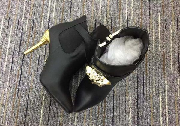 european station super high heel stiletto leather cowhide ankle boots metal versatile fashion martin boots women039s boots9491125, Black
european station super high heel stiletto leather cowhide ankle boots metal versatile fashion martin boots women039s boots9491125, Black