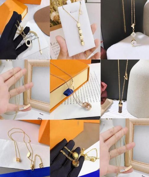 20style luxury brand desinger 18k gold plated necklace stainless steel choker chain letter pendant fashion women wedding jewelry a1427822, Silver
20style luxury brand desinger 18k gold plated necklace stainless steel choker chain letter pendant fashion women wedding jewelry a1427822, Silver