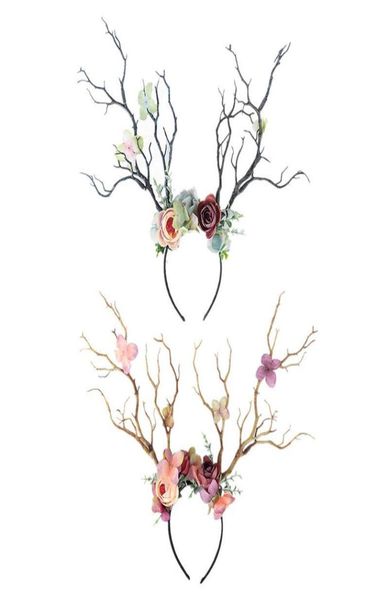 bandanas women headwear exaggerated art forest shape hair hoop antler deer horn flower hairband cute cosplay party7295192, Blue;gray
bandanas women headwear exaggerated art forest shape hair hoop antler deer horn flower hairband cute cosplay party7295192, Blue;gray