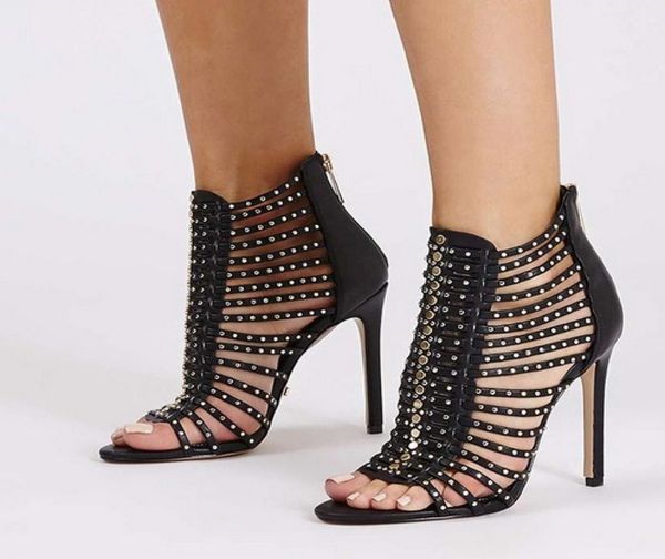 2017 new exports of european and american girls high heels female rivets hollow rome sandals new shoes6532068, Black
2017 new exports of european and american girls high heels female rivets hollow rome sandals new shoes6532068, Black