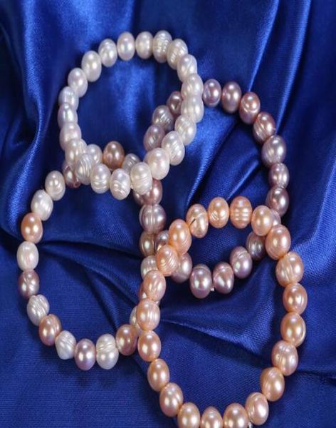 100 natural freshwater irregular pearl bracelet beaded strands mixed order white pink purple 812mm stretch elastic bridal fa5561023, Black
100 natural freshwater irregular pearl bracelet beaded strands mixed order white pink purple 812mm stretch elastic bridal fa5561023, Black