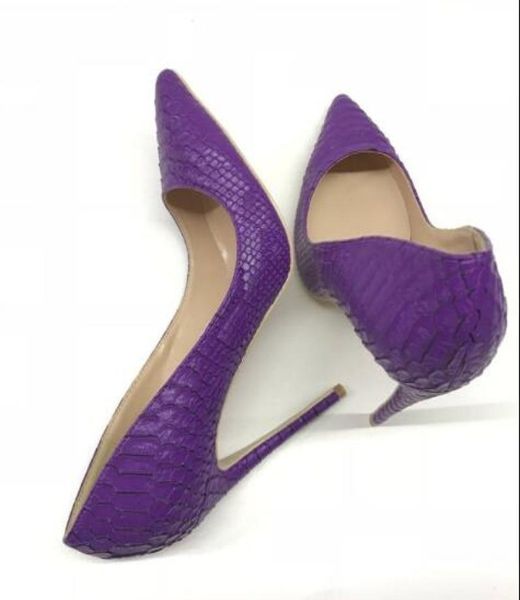 fashion women purple snake python point toe wedding shoes high heels thin heeled shoes pumps genuine leather 120mm 16586340, Black
fashion women purple snake python point toe wedding shoes high heels thin heeled shoes pumps genuine leather 120mm 16586340, Black