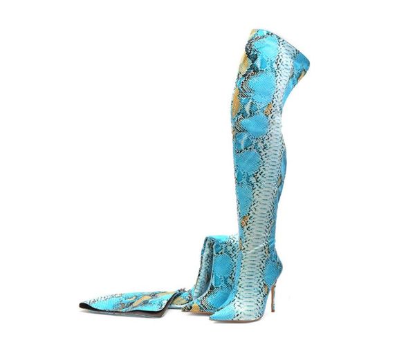 2019 new fashion boots pointed toe snake pattern spike high heels winter women thighhigh boots women shoes botas party s3956639, Black
2019 new fashion boots pointed toe snake pattern spike high heels winter women thighhigh boots women shoes botas party s3956639, Black