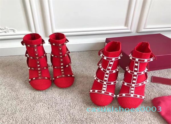women ankle booties sock studs boot fahsion shoes leather trimmed stretch knit sock high heel australia winter boots with box c037112713, Black
women ankle booties sock studs boot fahsion shoes leather trimmed stretch knit sock high heel australia winter boots with box c037112713, Black