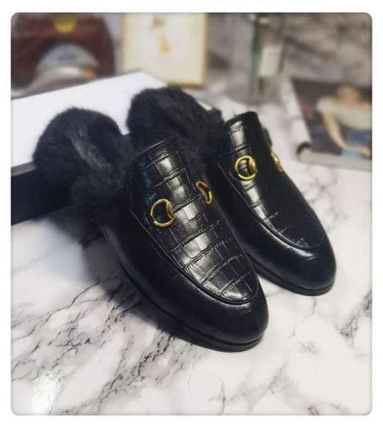 women fur princetown mules autumn winter warm wool slippers classic metal buckle embroidery sandals men lace velvet slipper 35454842071, Black
women fur princetown mules autumn winter warm wool slippers classic metal buckle embroidery sandals men lace velvet slipper 35454842071, Black