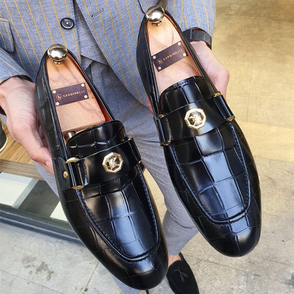 dress shoes black men loafers pattern sheos round toe wedding zapatos de vestir hombre 230905
dress shoes black men loafers pattern sheos round toe wedding zapatos de vestir hombre 230905