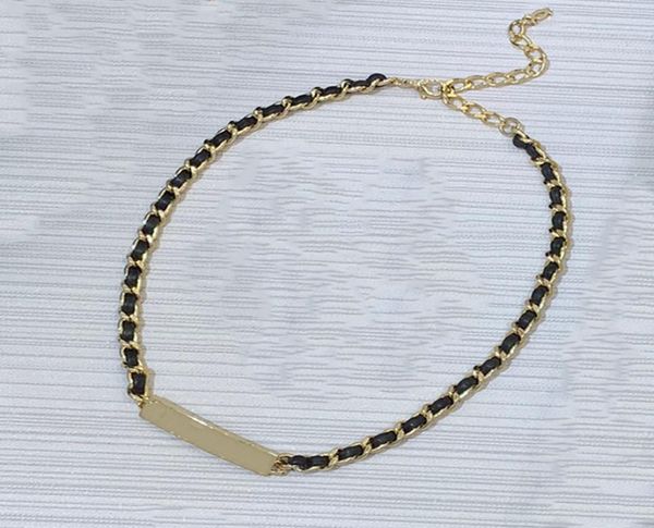 luxury designer choker necklaces pendants classic leather necklace for women party gifts1016329, Golden;silver
luxury designer choker necklaces pendants classic leather necklace for women party gifts1016329, Golden;silver