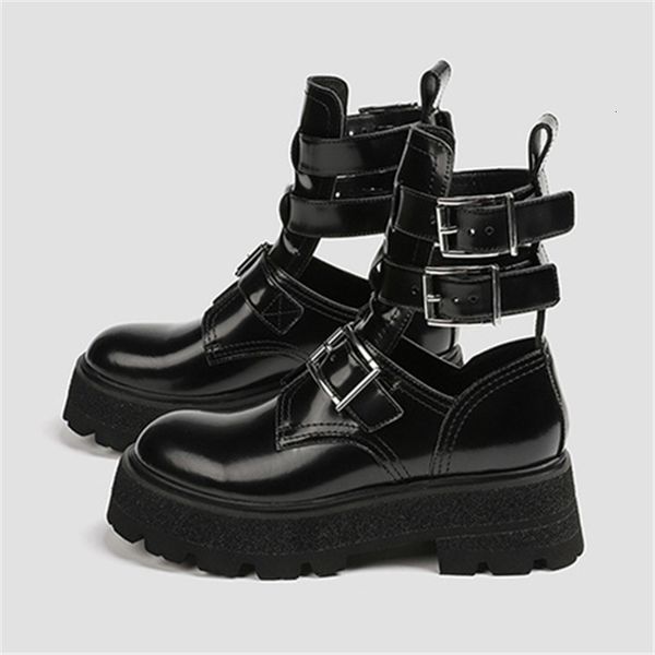 boots women demonia summer ankle thick sole platform shoes autumn hollow out straps short booties knight botas mujer creepers 230905, Black
boots women demonia summer ankle thick sole platform shoes autumn hollow out straps short booties knight botas mujer creepers 230905, Black