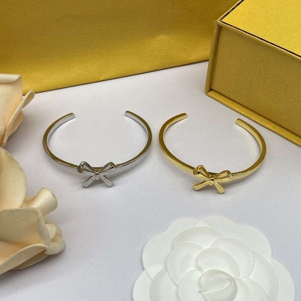 bracelet designer f new bow knot open bracelet feminine fresh sweet brass electroplated k gold, Black
bracelet designer f new bow knot open bracelet feminine fresh sweet brass electroplated k gold, Black