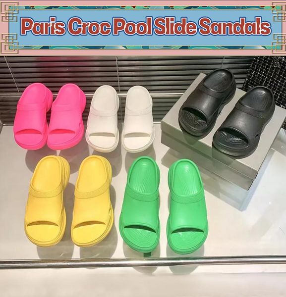 2023 designer slippers paris pool slide sandals rubber slip on slipper platform beach sandal summer sports flip flops slides fashion women s, Black
2023 designer slippers paris pool slide sandals rubber slip on slipper platform beach sandal summer sports flip flops slides fashion women s, Black