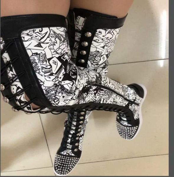 new designer sneakers fashion shoes suede spike luxury men women rivet thigh-high boots party wedding leather over-the-knee boots5292567, Black
new designer sneakers fashion shoes suede spike luxury men women rivet thigh-high boots party wedding leather over-the-knee boots5292567, Black