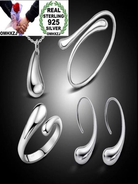 omhxzj whole personality fashion woman water drop 925 sterling silver stud earringsringnecklacebracelet jewelry set se184544184, Black
omhxzj whole personality fashion woman water drop 925 sterling silver stud earringsringnecklacebracelet jewelry set se184544184, Black