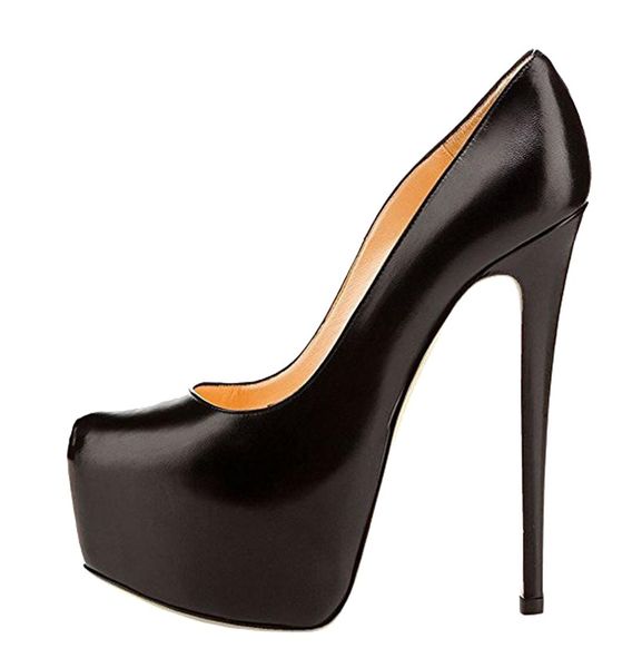handmade womens super high heeled pumps platform roundtoe slipon fauxleather large size us515 evening party fashion court8585373, Black
handmade womens super high heeled pumps platform roundtoe slipon fauxleather large size us515 evening party fashion court8585373, Black