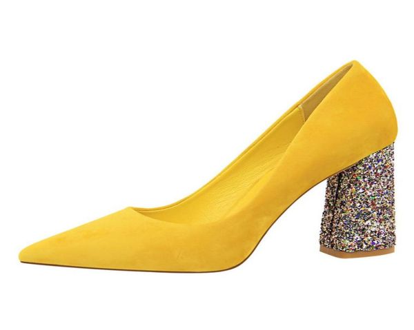 2019 female 8cm high glitter heels block pumps ladies chunky tacones heels woman scarpin elegant party wedding yellow shoes8268285, Black
2019 female 8cm high glitter heels block pumps ladies chunky tacones heels woman scarpin elegant party wedding yellow shoes8268285, Black