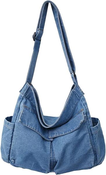 canvas messenger bag, large hobo cross-body bag with multiple pockets, casual shoulder bag for men and women, Black;red
canvas messenger bag, large hobo cross-body bag with multiple pockets, casual shoulder bag for men and women, Black;red
