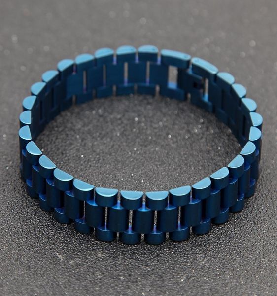 men stainless steel hip hop style bracelet black blue gold silver watch chain bracelet link fashion punk jewelry1360118
men stainless steel hip hop style bracelet black blue gold silver watch chain bracelet link fashion punk jewelry1360118