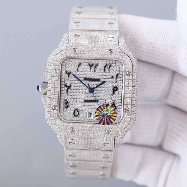 nqzr men luxury wrist watch bling iced out vvs moissanite diamond watch5rrn, Silver
nqzr men luxury wrist watch bling iced out vvs moissanite diamond watch5rrn, Silver