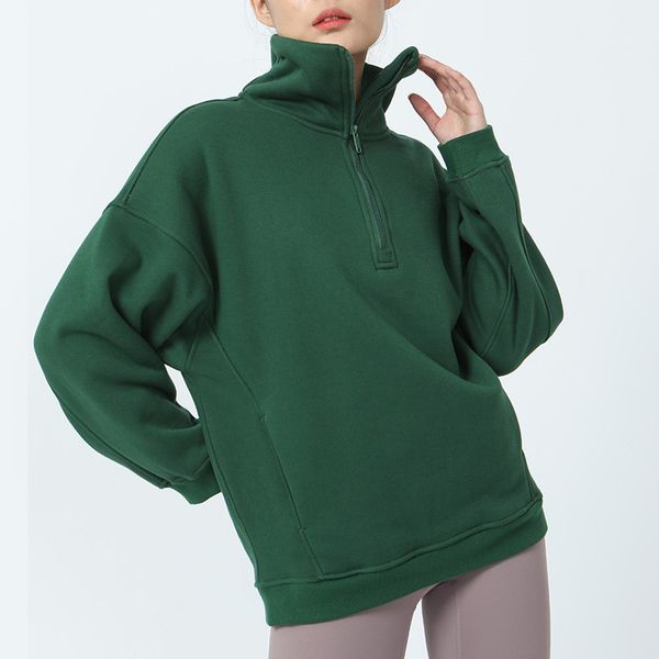 ll women thick jacket sweatshirt for autumn yoga suit jacket ladies gym workout coat half zipper fleece loose workout pullover lw031
ll women thick jacket sweatshirt for autumn yoga suit jacket ladies gym workout coat half zipper fleece loose workout pullover lw031