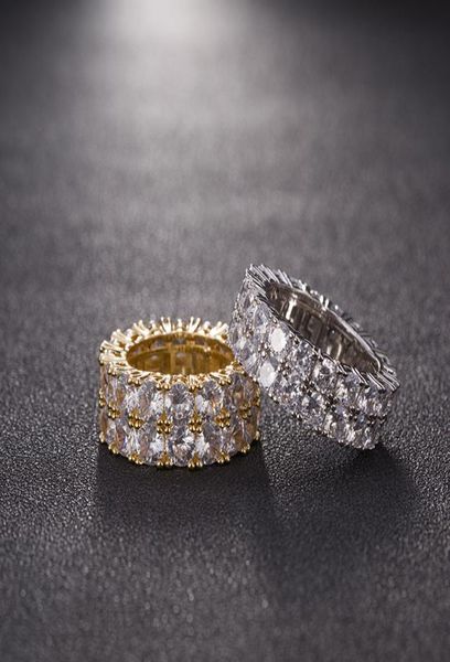 712 gold silver color plated rings micro paved 2 row tennis rings zircon hip hop finger ring for men women7300301
712 gold silver color plated rings micro paved 2 row tennis rings zircon hip hop finger ring for men women7300301