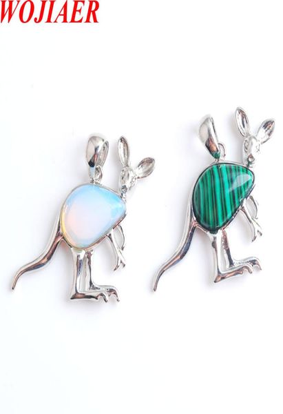 wojiaer cute animal kangaroo pendant water drop natural stone pink quartz crystal fashion jewelry for women girls be9075887948, Silver
wojiaer cute animal kangaroo pendant water drop natural stone pink quartz crystal fashion jewelry for women girls be9075887948, Silver