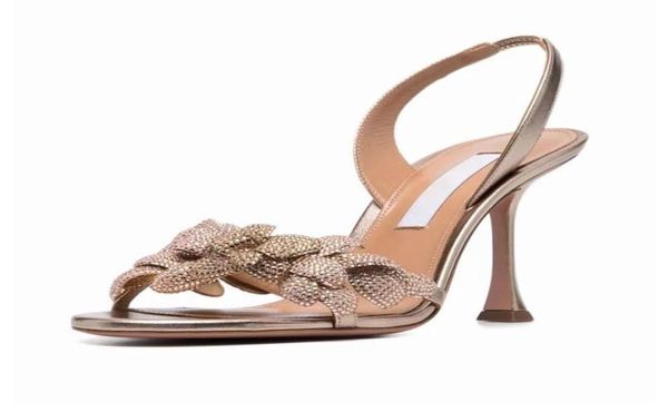 aquazzura flower sandals women039s galactic flower petal crystal decorated back strap leather 95 dress high heels flat toe lux7411610, Black
aquazzura flower sandals women039s galactic flower petal crystal decorated back strap leather 95 dress high heels flat toe lux7411610, Black