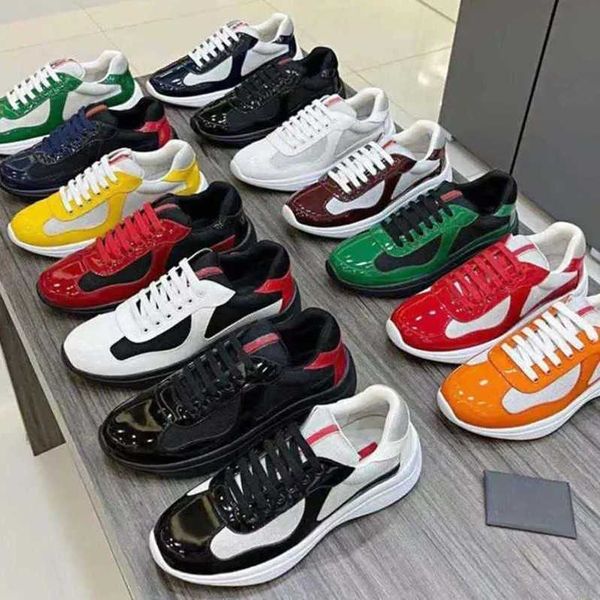 men america's cup xl leather sneakers patent leather flat trainers black mesh lace-up casual shoes outdoor runner trainers sport shoes
men america's cup xl leather sneakers patent leather flat trainers black mesh lace-up casual shoes outdoor runner trainers sport shoes