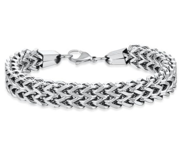 mens stainless steel chain bracelet for men hip hop 12mm link bangle vintage fashion jewelry cuban link bracelet male pulseira2401231, Black
mens stainless steel chain bracelet for men hip hop 12mm link bangle vintage fashion jewelry cuban link bracelet male pulseira2401231, Black