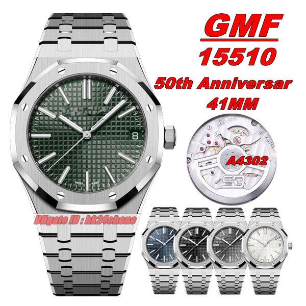 gw factory watches gwf v2 15510 50th anniversary selfwinding 41mm cal.4302 automatic mens watch green dial stainless steel bracelet gents wr, Slivery;brown
gw factory watches gwf v2 15510 50th anniversary selfwinding 41mm cal.4302 automatic mens watch green dial stainless steel bracelet gents wr, Slivery;brown